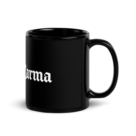 Good Karma Black Glossy Mug