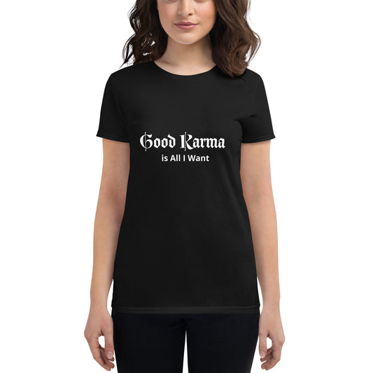 Good Karma Women's short sleeve t-shirt