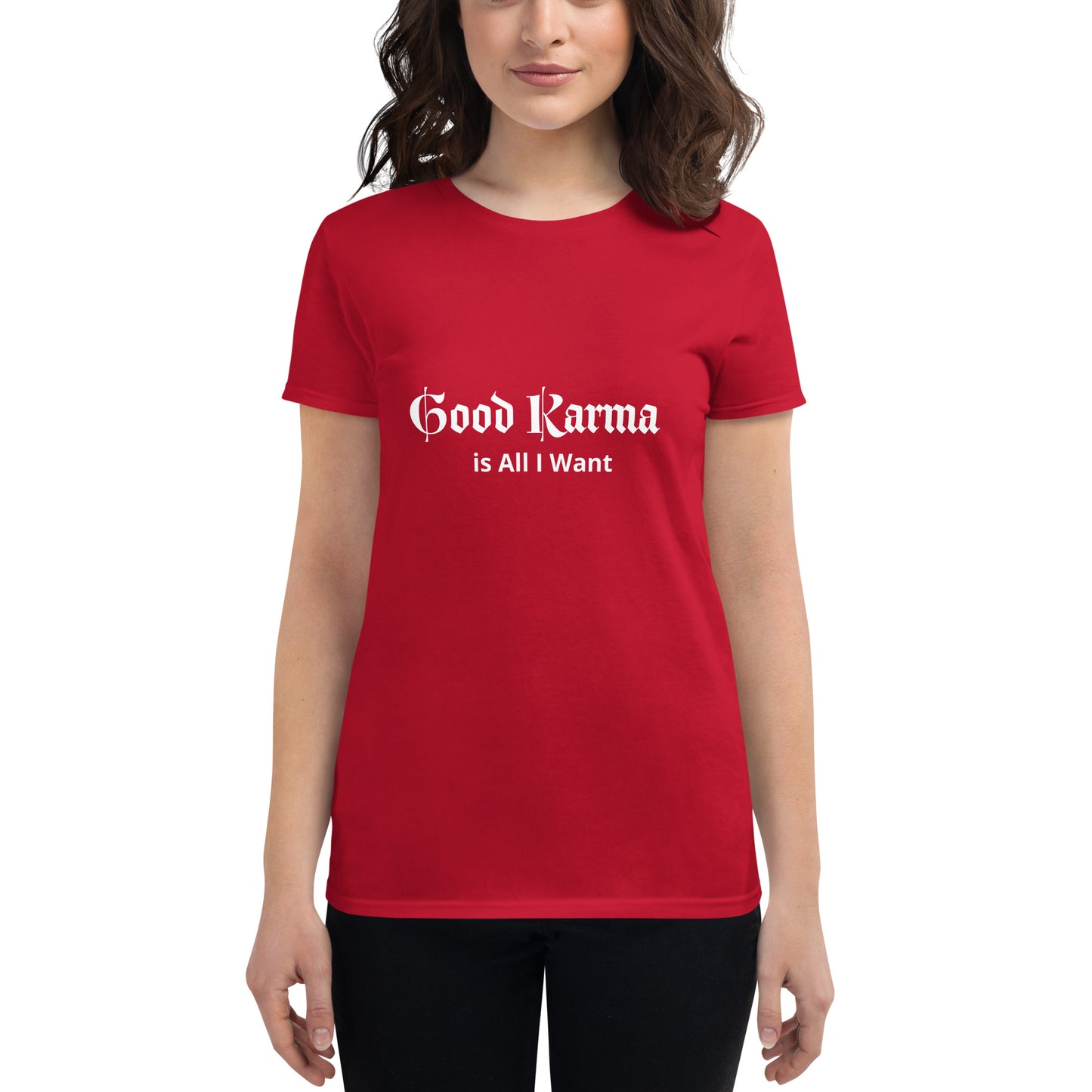Good Karma Women's short sleeve t-shirt